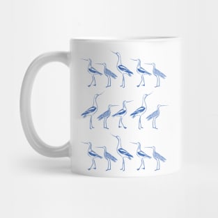 Birds in Blue Mug